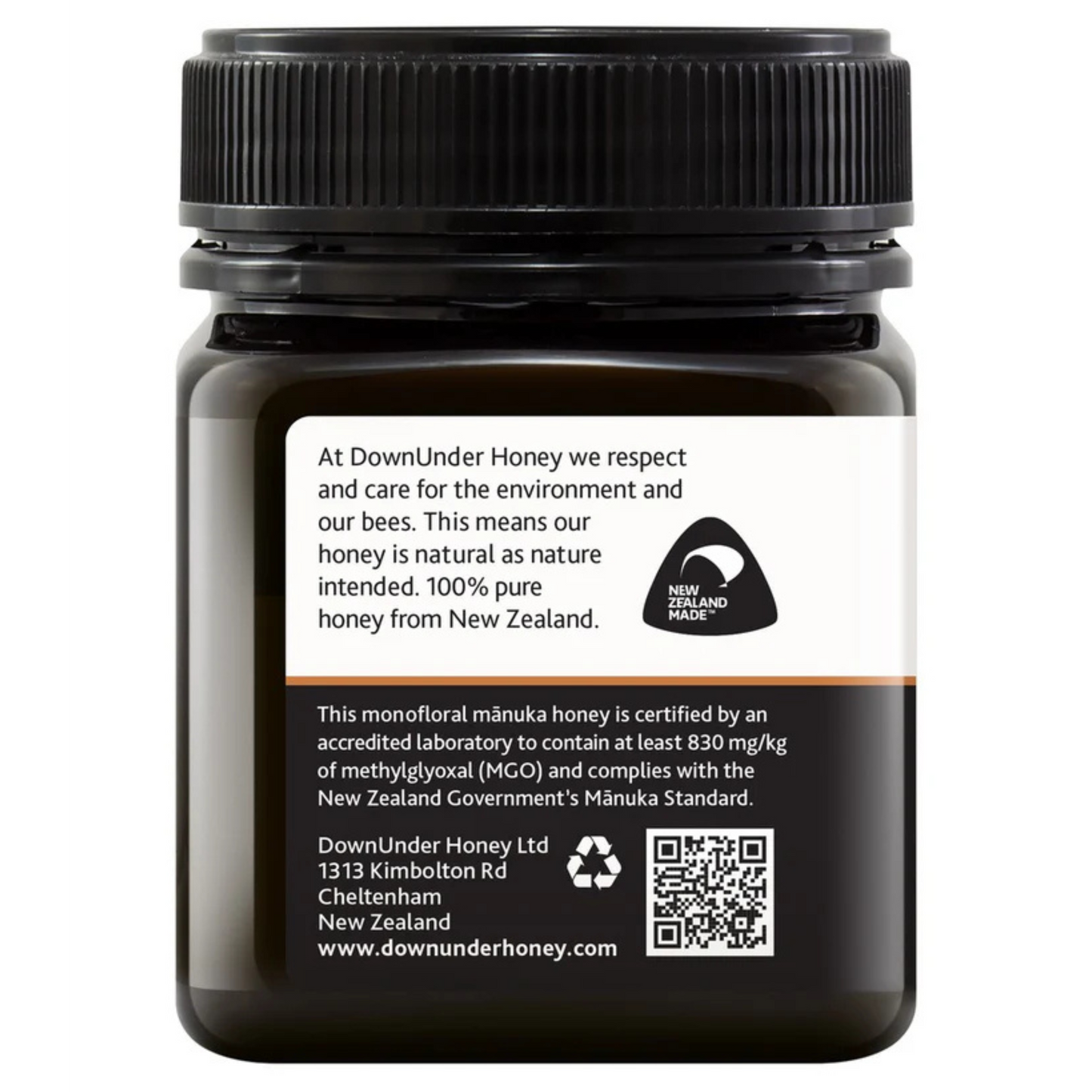 Miel de Manuka certifié UMF 20+ (MGO 830+)