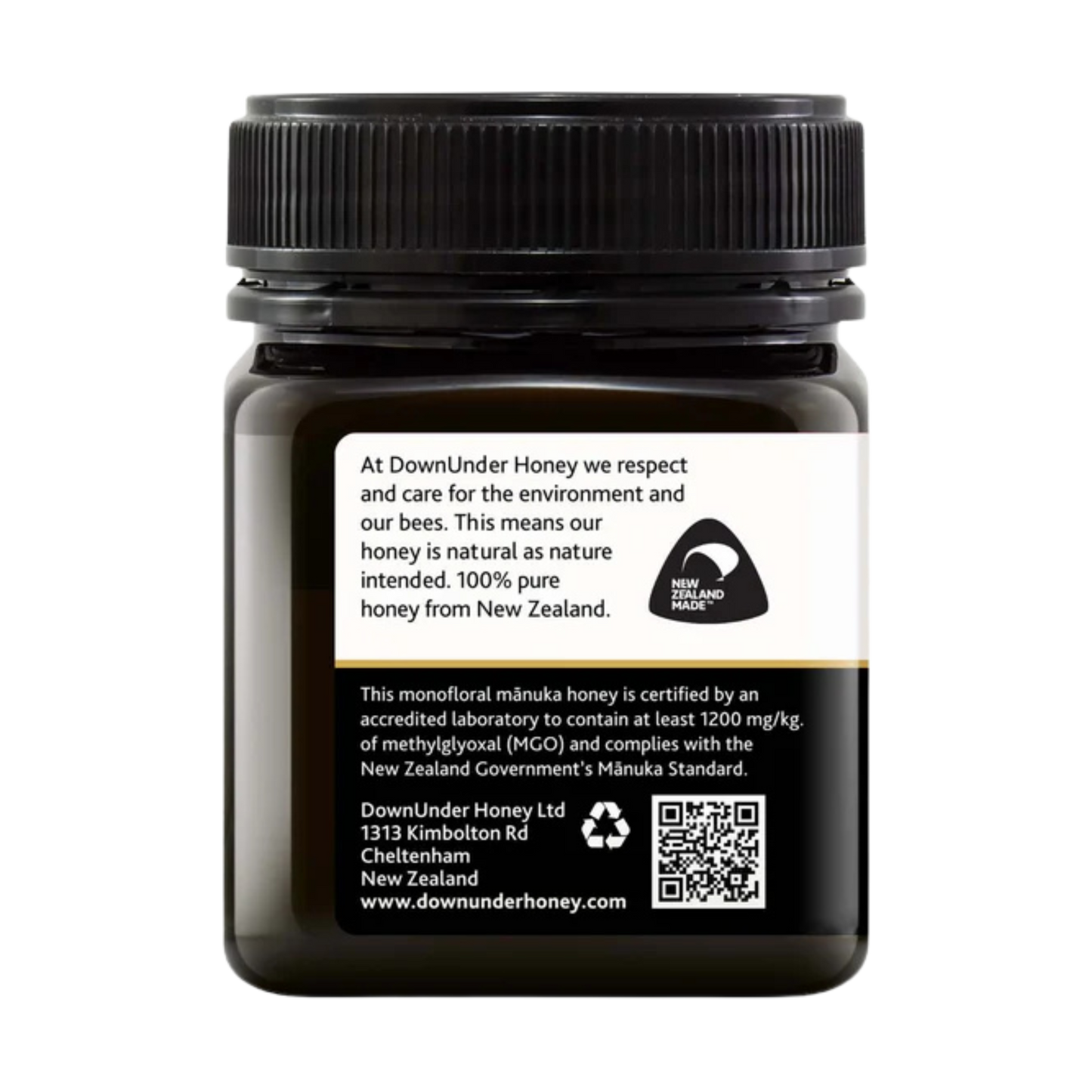 Miel de Manuka certifié UMF25+ (MGO 1200+)